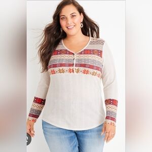 💖NWT Woman Size 0X Maurices Top💖